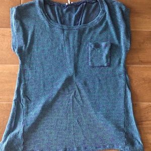 Splendid blue sweater top size small